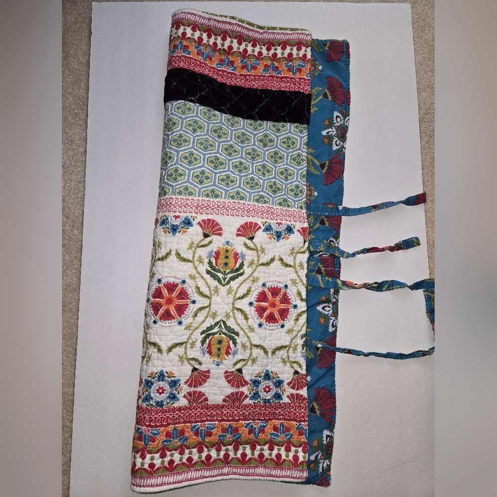 Colorful Patchwork Quilted Pillow Sham